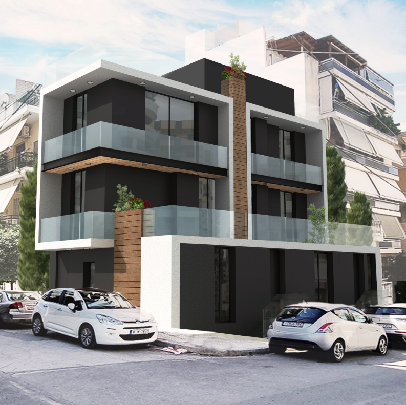 Modern residential building